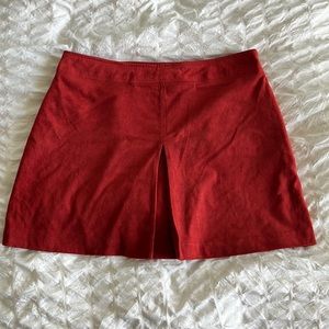 Rust Orange Miniskirt
